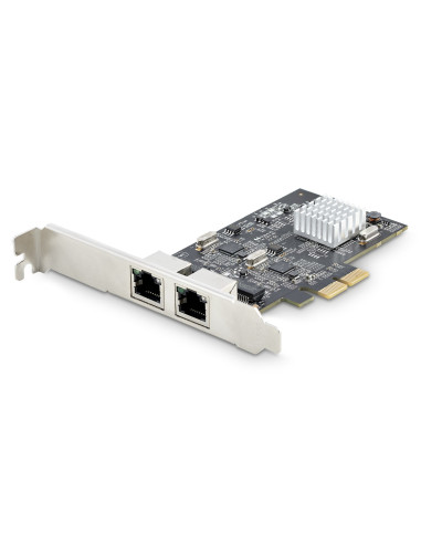 StarTech.com Tarjeta PCI Express de Red Ethernet 2 Puertos NBASE-T