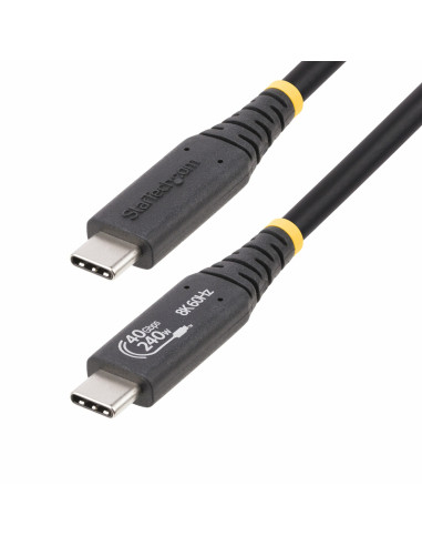 StarTech.com Cable USB4 de 1m - Cable USB Tipo C Certificado USB-IF -