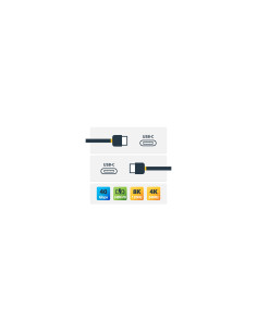 StarTech.com Cable USB4 de 1m - Cable USB Tipo C Certificado USB-IF - 2