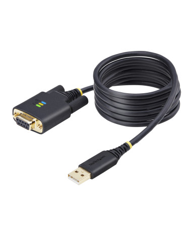 StarTech.com Cable Adaptador USB a Serie de Módem Nulo de 2m - FTDI