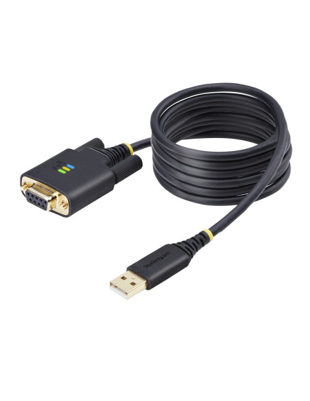 StarTech.com Cable Adaptador USB a Serie de Módem Nulo de 2m - FTDI