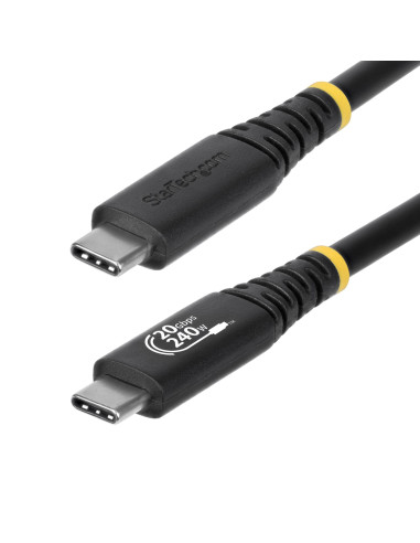 StarTech.com Cable USB4 2m - Cable USB-C Certificado USB-IF - 20Gbps