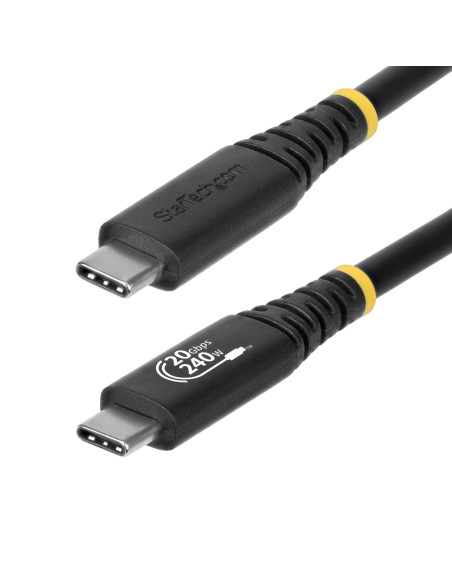 StarTech.com Cable USB4 2m - Cable USB-C Certificado USB-IF - 20Gbps