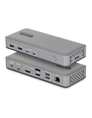 StarTech.com Docking Station USB-C - 3 Monitores 4K (2x 4K60Hz + 1x