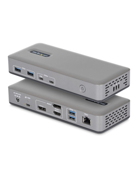 StarTech.com Docking Station USB-C - 3 Monitores 4K (2x 4K60Hz + 1x