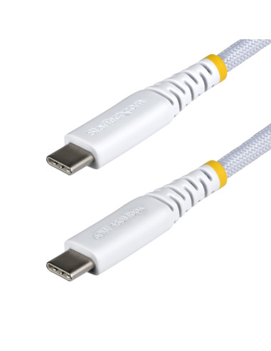 StarTech.com Cable de Carga USB-C Trenzado de TPE y Nailon de 15cm -
