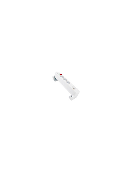 Equip 245556 base múltiple 2 m 3 salidas AC Interior Blanco