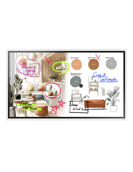 Samsung WM65FX pizarra blanca interactiva 165,1 cm (65") 3840 x 2160