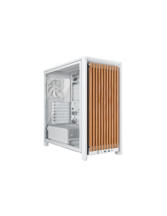 Corsair FRAME 4000D WOOD RS Midi Tower Madera, Blanco