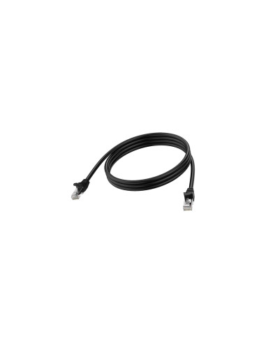Vision TC 2MCAT6A/BL cable de red Negro 2 m Cat6a U/UTP (UTP)