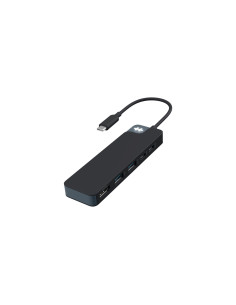 HYPER HD4101BKGL base para portátil y replicador de puertos USB Tipo C Negro