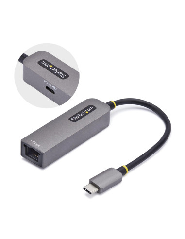 StarTech.com Adaptador de Red USB Tipo C a Ethernet - Adaptador de
