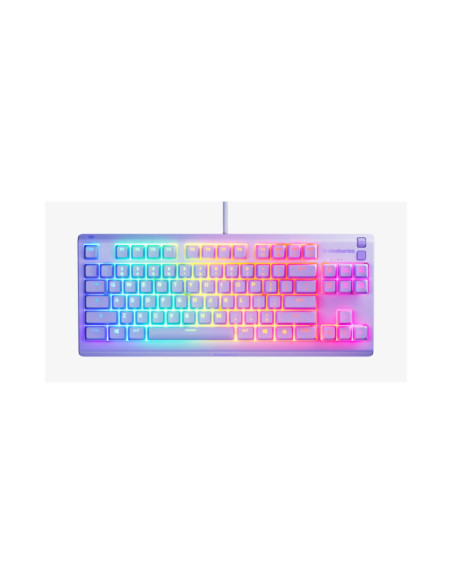 Steelseries Apex 3 TKL - US teclado Juego USB Inglés de EE. UU. Lavanda