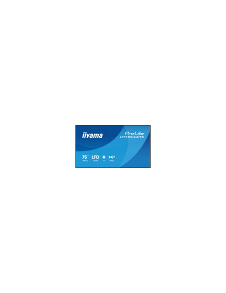 iiyama LH7564UHS-B1AG pantalla de señalización Pantalla plana para