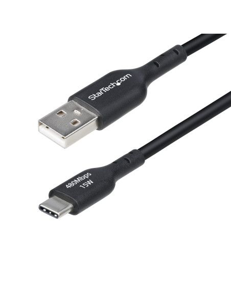 StarTech.com Cable de Carga USB-A a USB-C de 30cm - Cable Cargador