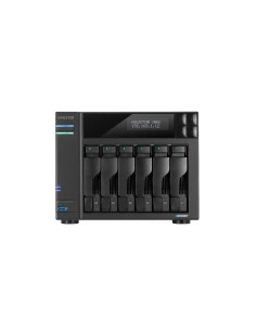 Asustor LOCKERSTOR 6 Gen2 NAS Escritorio Intel® Celeron® N5105 8 GB DDR4 Unidad de disco duro ADM Negro
