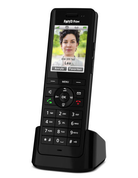 Fon FRITZ! X6 Teléfono DECT Identificador de llamadas Negro