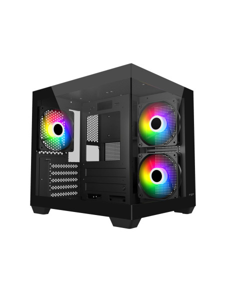 FSP S140-BA Carcasa Mini Tower mITX, mATX Negro ARGB