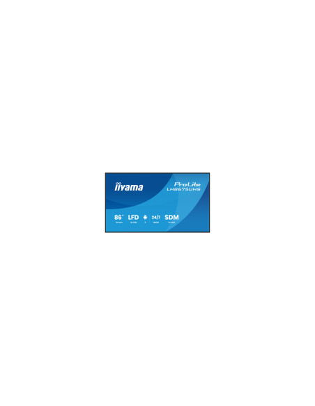 iiyama LH8675UHS-B2AG pantalla de señalización Pantalla plana para