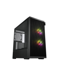 FSP M330-BA Carcasa Midi Tower mITX, mATX, ATX Negro ARGB