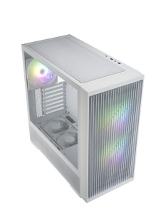 FSP M330-WA Carcasa Midi Tower mITX, mATX, ATX Blanco ARGB