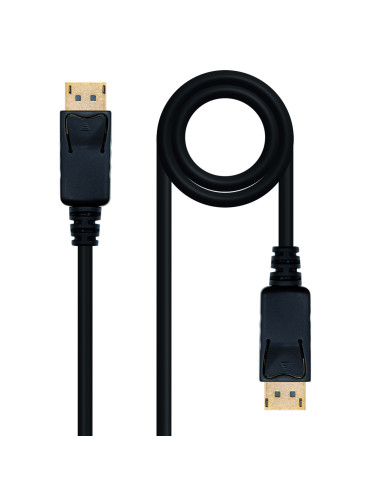 Nanocable Cable DisplayPort 1.2, DP/M-DP/M, Negro, 10 m