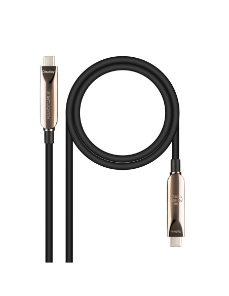 Nanocable Cable USB 3.2 Gen2x1 AOC, 60W 3A PD 10Gbps 8K@60Hz, USB-C