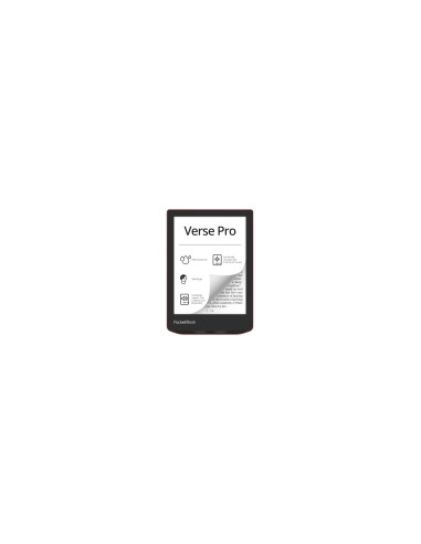 PocketBook Verse Pro lectore de e-book Pantalla táctil 16 GB Wifi Negro, Rojo