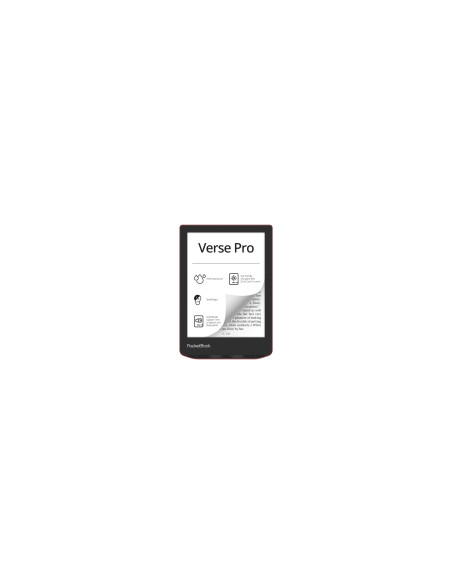 PocketBook Verse Pro lectore de e-book Pantalla táctil 16 GB Wifi Negro, Rojo
