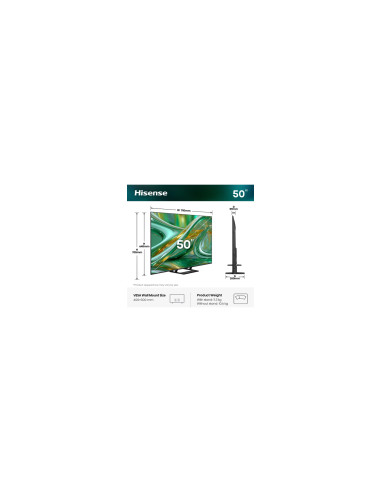 Hisense 55E8S 139,7 cm (55") 4K Ultra HD Smart TV Wifi Negro