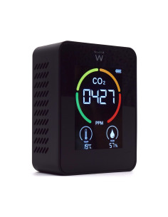 Ewent Monitor de CO2, Detector de Calidad del Aire EW2420