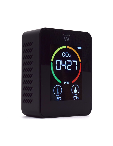 Ewent Monitor de CO2, Detector de Calidad del Aire EW2420