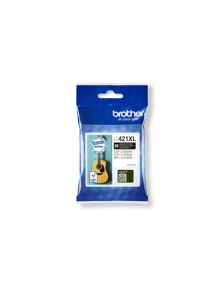 Brother LC-421XLBK cartucho de tinta 1 pieza(s) Original Alto
