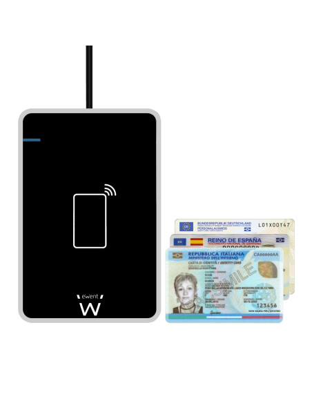 Ewent EW1053 Lectores de tarjetas inteligentes y de identificación
