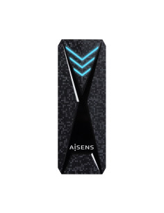 AISENS Caja Externa M.2 (NGFF) RGB Gaming ASM2-RGB013B NVMe a USB3.2