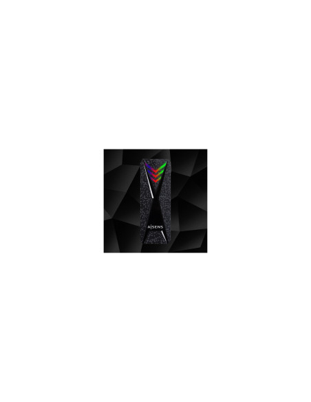 AISENS Caja Externa M.2 (NGFF) RGB Gaming ASM2-RGB013B NVMe a USB3.2