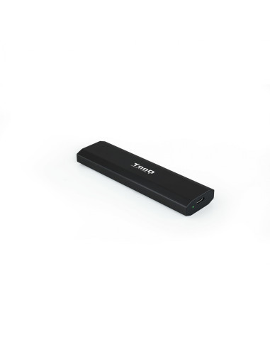 TooQ Shura Caja externa para unidad de estado sólido (SSD) Negro M.2