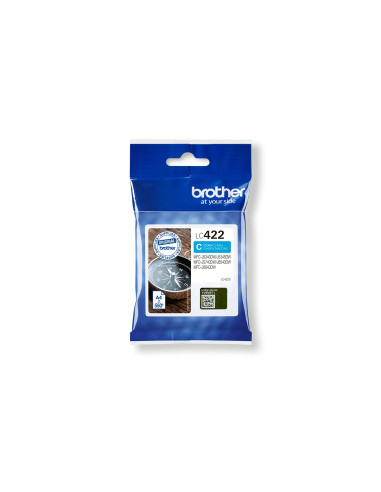 Brother LC-422C cartucho de tinta 1 pieza(s) Original Cian