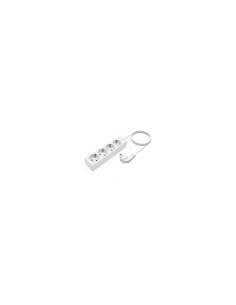 AISENS Base Multiple 4 Tomas Sin Interruptor Con Cable 3x1.5mm2, 2