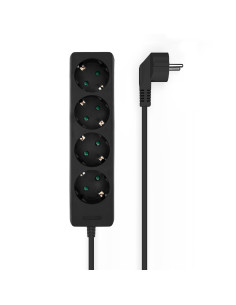 AISENS Base Multiple 4 Tomas Sin Interruptor Con Cable 3x1.5mm2,