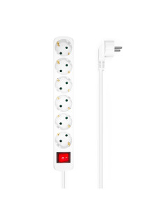 AISENS Base Multiple 6 Tomas Con Interruptor Con Cable 3x1.5mm2,