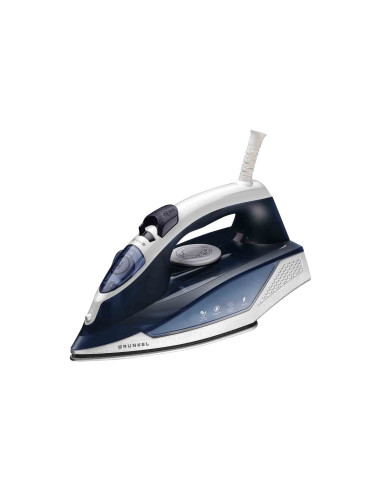 Grunkel PL-22NS plancha Plancha vapor-seco Suela de acero inoxidable 2200 W Azul