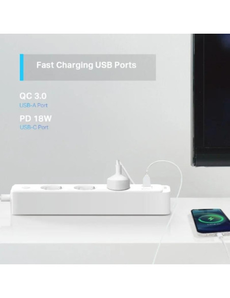 REGLETA ENCHUFE INTELIGENTE TP-LINK TAPO P300