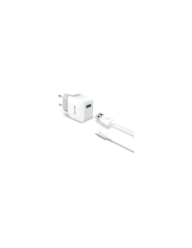 Celly TCUSBLIGHT Cargador pared usb 2.0 universal blanco
