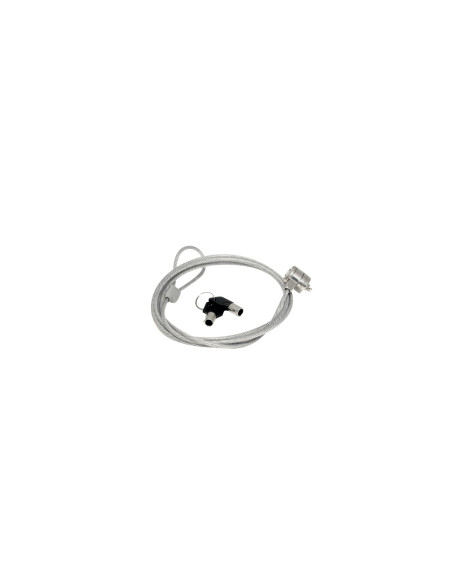 Mobilis 001262 cable antirrobo Plata 1,8 m
