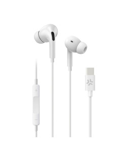 Celly UP1200TYPECWH auricular y casco Auriculares Alámbrico Dentro de