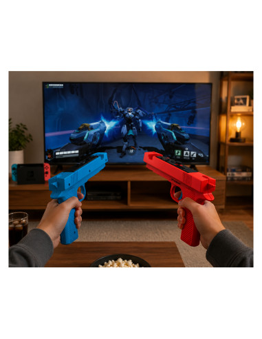 DOBE PACK ACCESORIO EMPUÑADURAS PISTOLA NINTENDO SWITCH 2 6972520258848