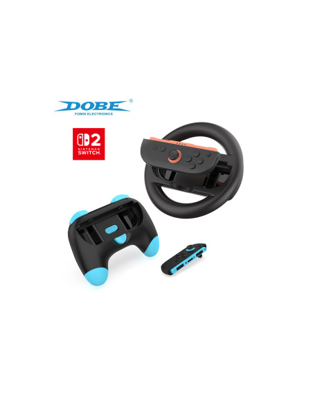 DOBE KIT VOLANTE CON MANDOS NINTENDO SWITCH 2 6972520259012