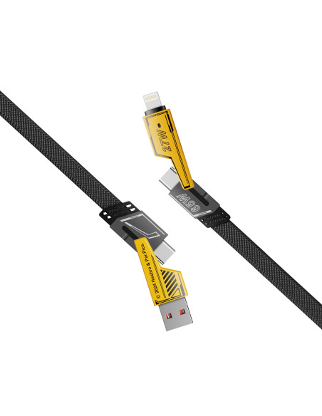Cable Carga Rápida 65 W Transformers Bumblebee TF-A15 2 en 2 1M