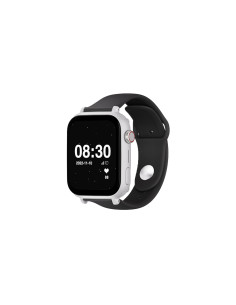 SaveWatch Plus 4G Blanco con Correa Negra de Silicona para Niños